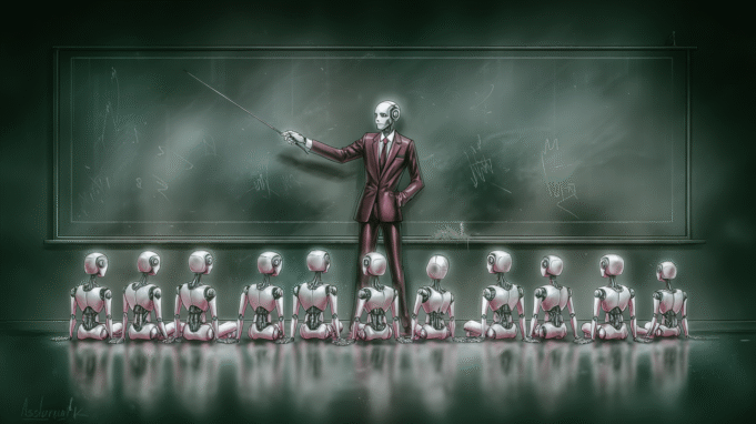 u7277289442_A_sophisticated_AI_agent_is_standing_at_the_front_a862de2f-78d6-4330-8b28-8957b27aa9e0_0.png