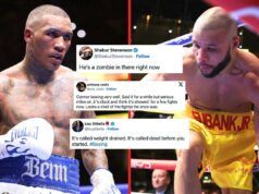 Il mondo della boxe reagisce alla caduta di Conor Benn e al dominio su Chris Eubank Jr