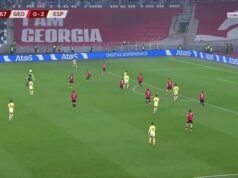 Ferran Torres segna il terzo gol della Spagna in Georgia