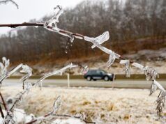 La pioggia gelata potrebbe interrompere i viaggi di 1 milione di persone questo fine settimana