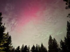 L’aurora boreale avvistata nel cielo notturno di martedì in tutta WA