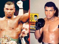 Larry Holmes dà il verdetto ad eliminazione diretta sulla principale Mike Tyson contro Muhammad Ali dopo aver affrontato le due leggende