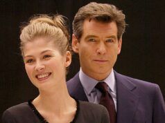 Rosamund Pike è rimasta delusa durante la scena d’amore con Pierce Brosnan