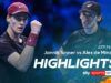 Highlights: Sinner raggiunge la finale dopo una prestazione ‘scintillante’ contro De Minaur