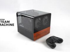 PC da gaming compatto con sistema operativo Steam e benchmark RX 7600