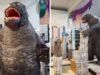 La moglie crea la “stanza della rabbia di Godzilla” per un uomo che sta attraversando un anno difficile