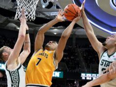 Il numero 9 dello Stato del Michigan si alza molto presto e batte Toledo