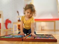 Il bambino trova la pittura a gesso, quello che succede al gatto di famiglia è isterico