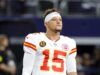 Chiefs, Patrick Mahomes affronta notizie sugli infortuni prima della partita dei Chargers