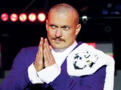 Oleksandr Usyk dice che un uomo è il più grande combattente di tutti i tempi