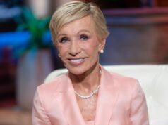 Barbara Corcoran con la finta morte alla festa del 70esimo compleanno