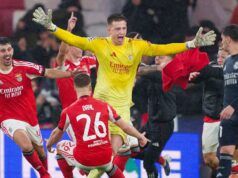 Video del portiere Benfica x Real Madrid al 98° minuto, qualificazione