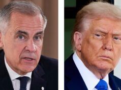 Il presidente Donald Trump minaccia il Canada con dazi del 100% sull’accordo commerciale con la Cina, intensificando lo scontro con il primo ministro Mark Carney
