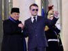 Prabowo è arrivato al Palazzo dell’Eliseo e ha accettato l’invito a cena del presidente Macron