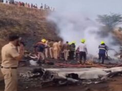 Incidente aereo privato nell’India occidentale, ucciso il vice primo ministro