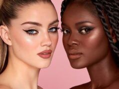 Kit labbra, sopracciglia decise, ombretti mat