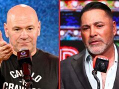 Oscar De La Hoya valuta la carta d’esordio nella boxe di Dana White: “È questo?”