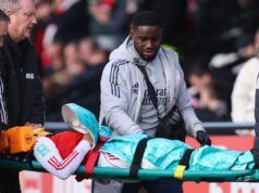 La stella dell’Arsenal è stata portata d’urgenza in ospedale dopo aver subito un terribile infortunio durante uno scontro decisivo