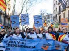 Partiti e organizzazioni indipendentisti attaccano il governo e lo Stato in nome dei Rodalies