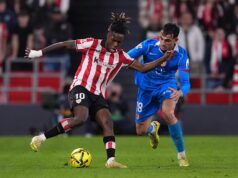 L’Athletic Club conferma l’assenza per infortunio di Nico Williams