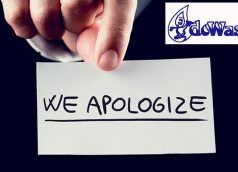 ANNUNCIO: DOWASCO si scusa con i clienti Tapis Vert