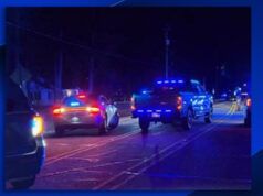 Il vicesceriffo della contea di Cumberland investe un pedone sulla carreggiata