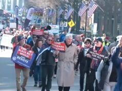 Centinaia di persone marciano per 50 miglia nel movimento “Love Forward Together” per promuovere l’unità e sostenere il cambiamento in NC