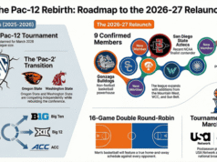 Torneo di basket Pac-12 2026: nessun evento quest’anno – Perché + Squadre 2026-27 e prospettive future