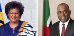 Il primo ministro Skerrit si congratula con il primo ministro delle Barbados Mottley per la sua terza vittoria consecutiva