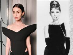 Lily Collins interpreta Audrey Hepburn in Colazione da Tiffany