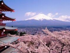 La popolazione locale, preoccupata dall’aumento del numero di turisti, il Giappone ha annullato il Festival di Sakura con il Monte Fuji sullo sfondo