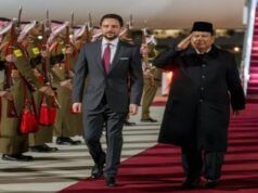 Mercoledì pomeriggio Prabowo ha incontrato il re di Giordania per discutere dell’appartenenza al Peace Board