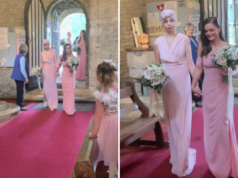 La damigella d’onore percorre la navata: solo 10 giorni dopo se n’è andata