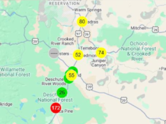Migliaia di persone in Oregon sono state invitate a rimanere in casa questo fine settimana