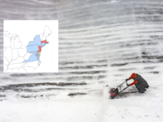 La mappa delle interruzioni di corrente mostra più di 600.000 clienti senza elettricità in tutta la costa orientale