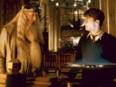 Daniel Radcliffe ricorda la battuta dell’attore Silente nel film “Harry Potter”.