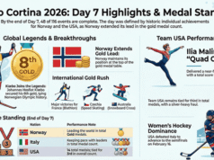 Riepilogo del settimo giorno delle Olimpiadi invernali 2026: principali momenti salienti e storie degli Stati Uniti