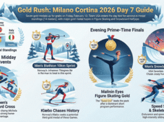 Anteprima della settima giornata delle Olimpiadi invernali 2026: eventi con medaglie da tenere d’occhio