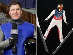 Colin Jost denuncia lo scandalo olimpico con una battuta su Scarlett Johansson