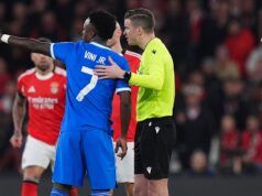 Partita Real Madrid-Benfica interrotta dopo l’accusa di razzismo da parte di Vinicius Junior, Champions League, video
