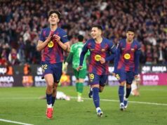 Marc Bernal felice di aver segnato il primo gol del Barcellona contro il Maiorca