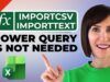 Importazione di formule Excel rispetto a Power Query per dati puliti e strutturati
