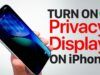 Come abilitare la visualizzazione della privacy su iPhone