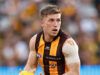 Notizie AFL 2026 | Dylan Moore ricorda la notte trascorsa in custodia con il compagno di squadra degli Hawthorn Connor Macdonald