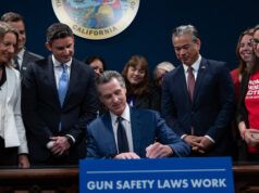 Newsom non ha ancora portato a casa la pistola che ha ricevuto in regalo
