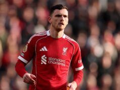 Alla stella del Liverpool Andy Robertson potrebbe essere negata la mossa dei sogni a causa del modello “spietato”.