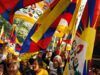 I tibetani protestano contro l’oppressione cinese