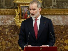 Filippo VI trasferito "solidarietà" dalla Spagna "paesi vicini" dal Vicino Oriente