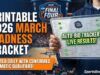 March Madness 2026 Supporto stampa: tracker automatico delle offerte in tempo reale e segnaposto