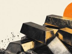 L’oro crolla a quasi 4.450 dollari poiché i timori di inflazione e le prospettive di rialzo dei tassi di interesse pesano sulla domanda